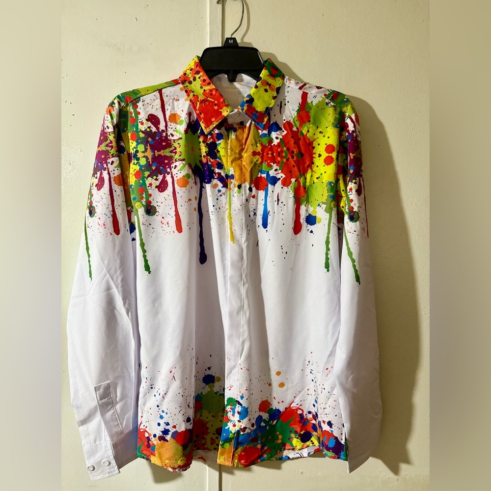 Colorful Splatter Design Unisex Shirt